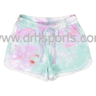 Pink And Green Tie Dye Shorts Manufacturers, Wholesale Suppliers